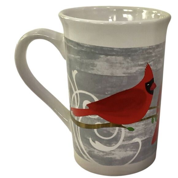 Royal Norfolk Red Cardinal Mug Ceramic Coffee Cup - Picture 7 of 7
